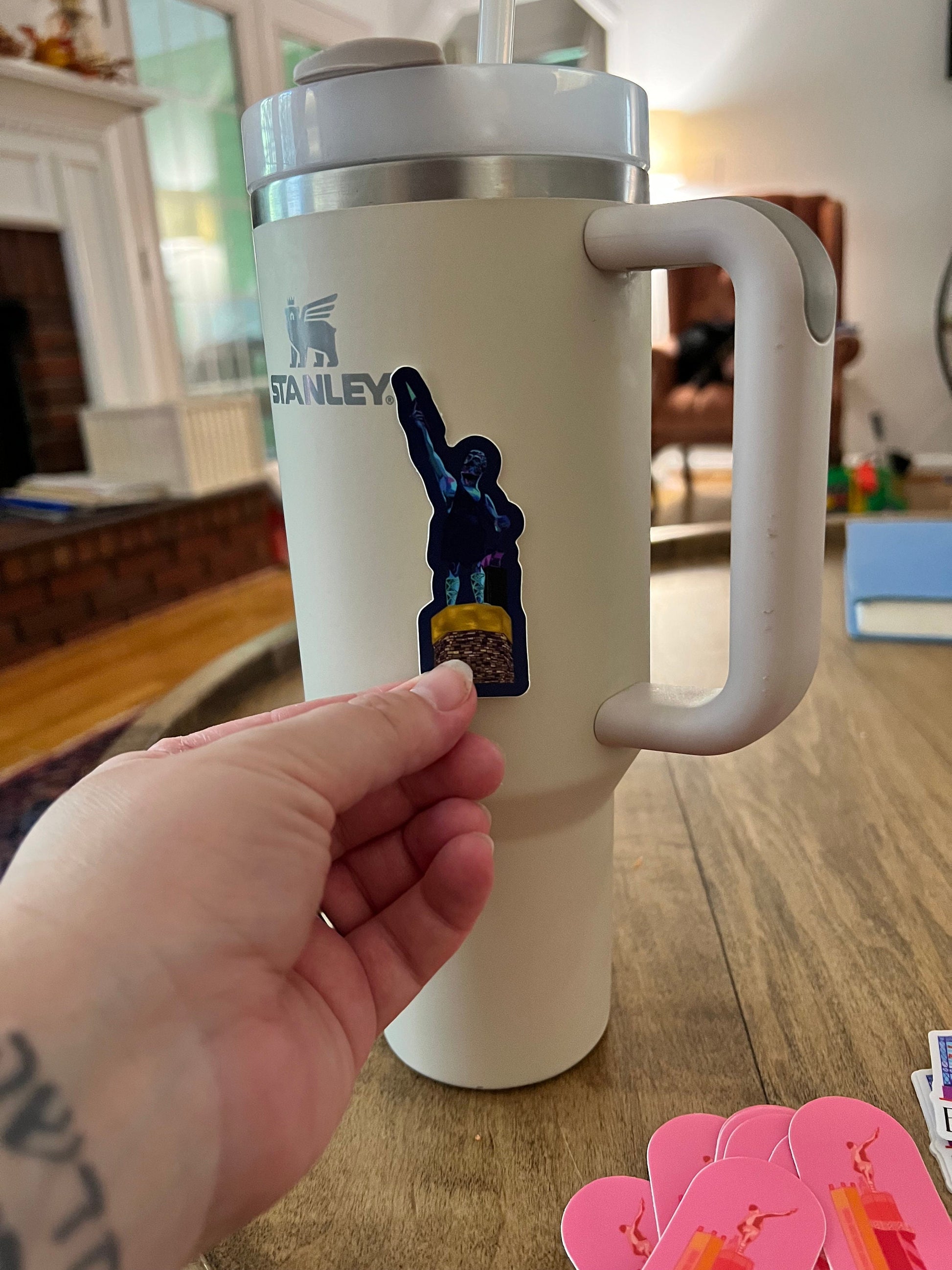 Blue Vulcan Sticker