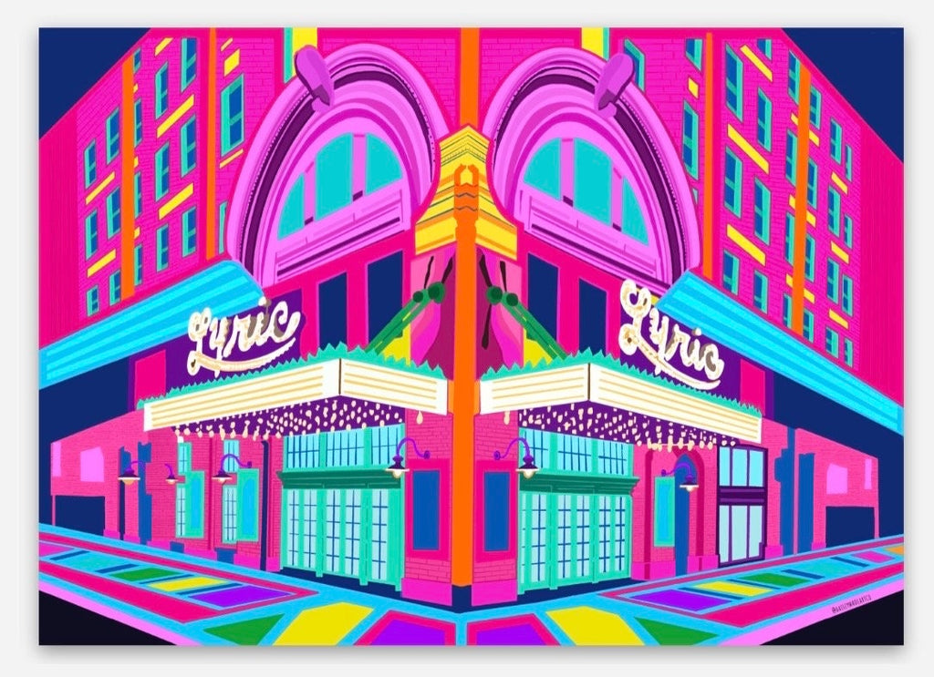 Lyric Theater Sticker