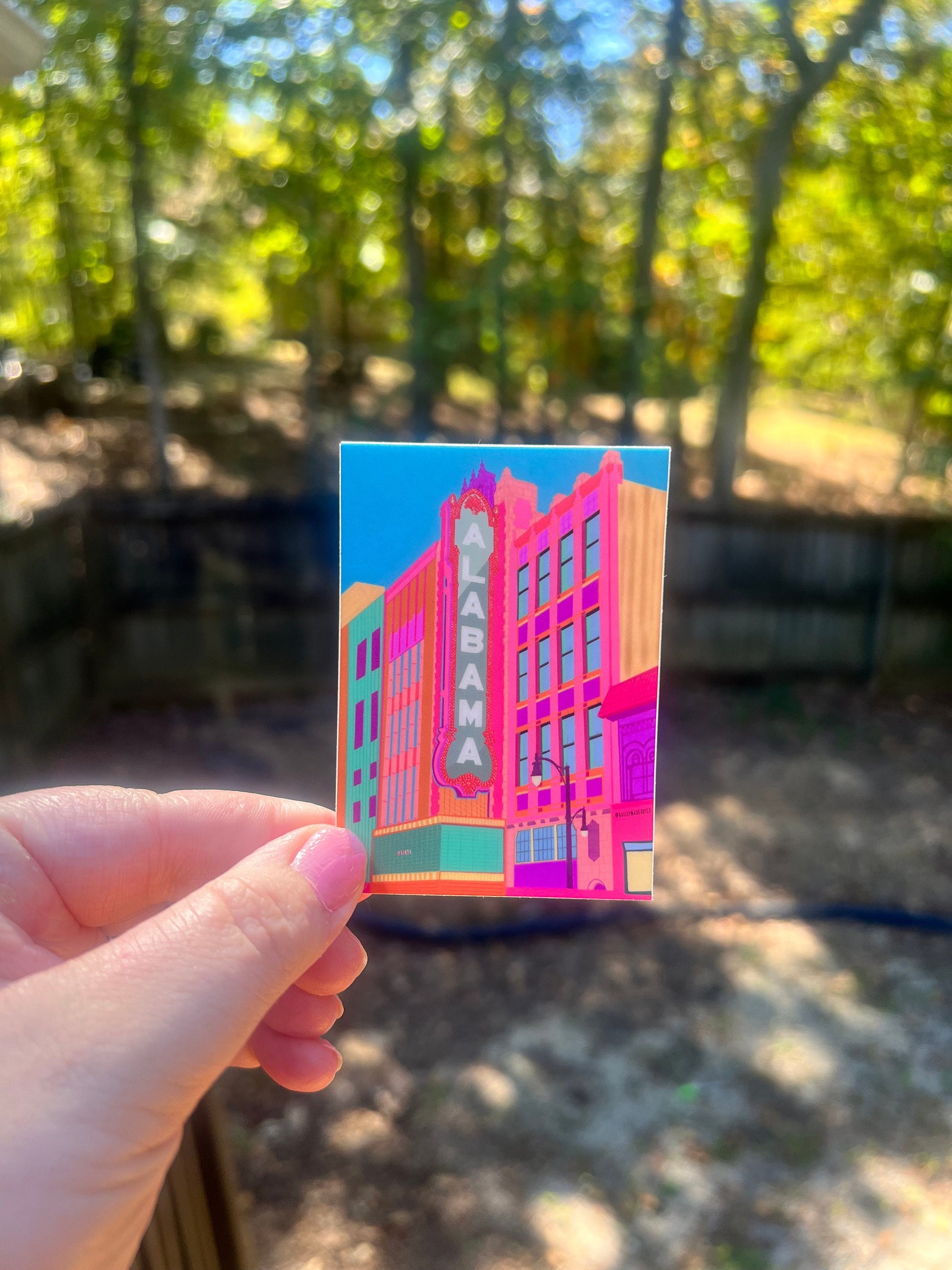 Alabama Theater Birimigham Vinyl Sticker