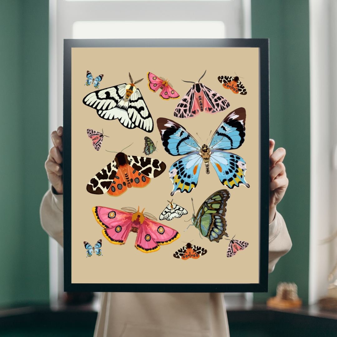 Butterfly Elegance Art Print