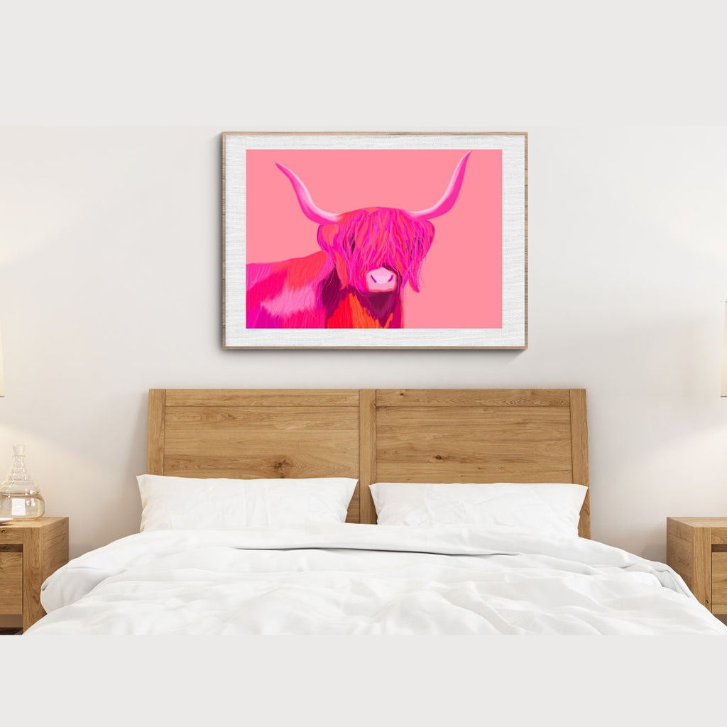 Highland Cow "Harry Heffer" Art Print