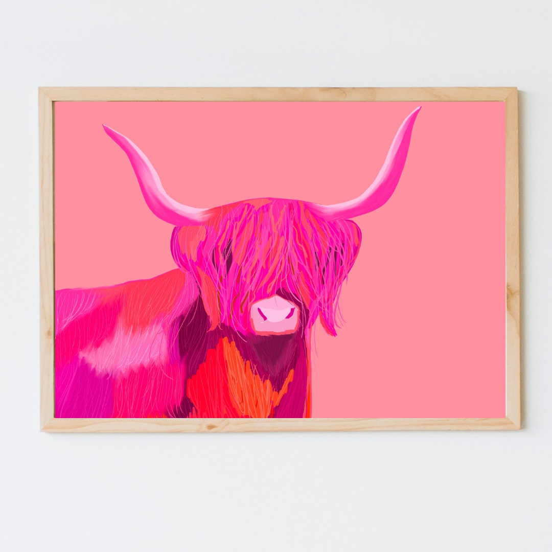 Highland Cow "Harry Heffer" Art Print