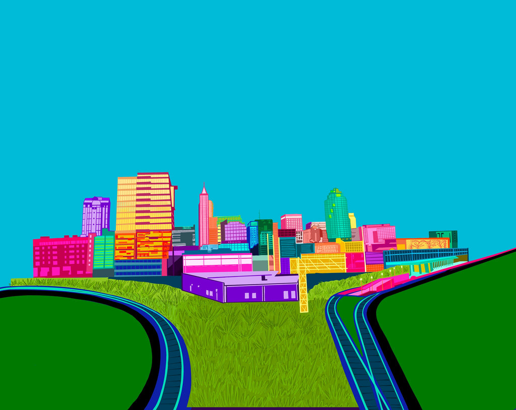 Raleigh North Carolina Skyline