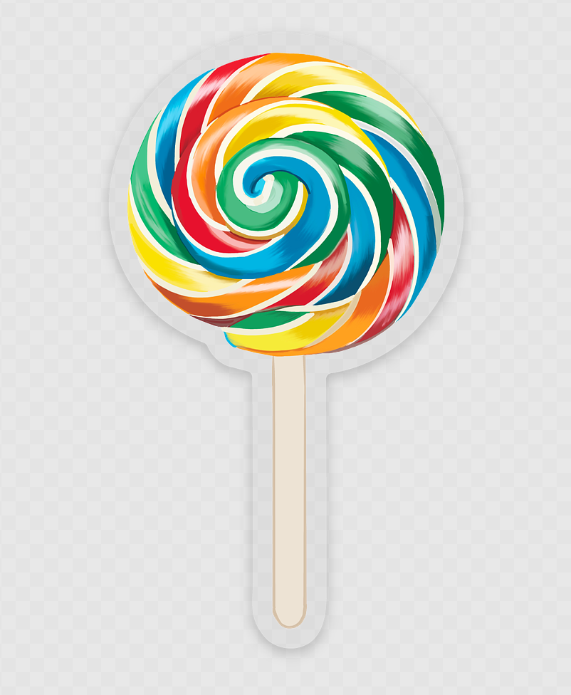 Lollipop Vinyl Sticker